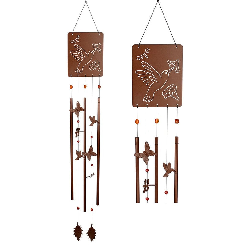 Victorian Garden Wind Chime with Hummingbird by Woodstock Chimes