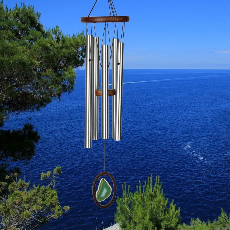 Agate Large Green Wind Chime by Woodstock Chimes