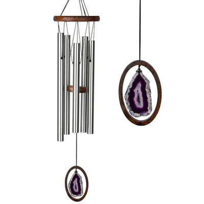 Agate Large Purple Wind Chime by Woodstock Chimes