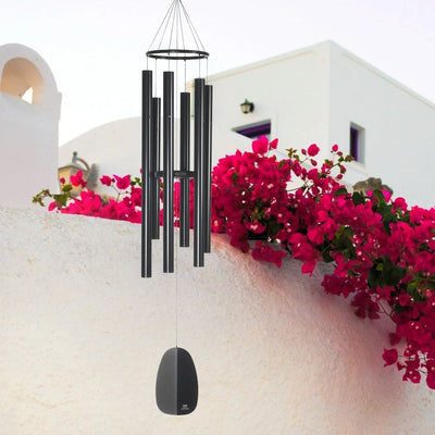 Windsinger Wind Chimes of Orpheus in Black by Woodstock Chimes