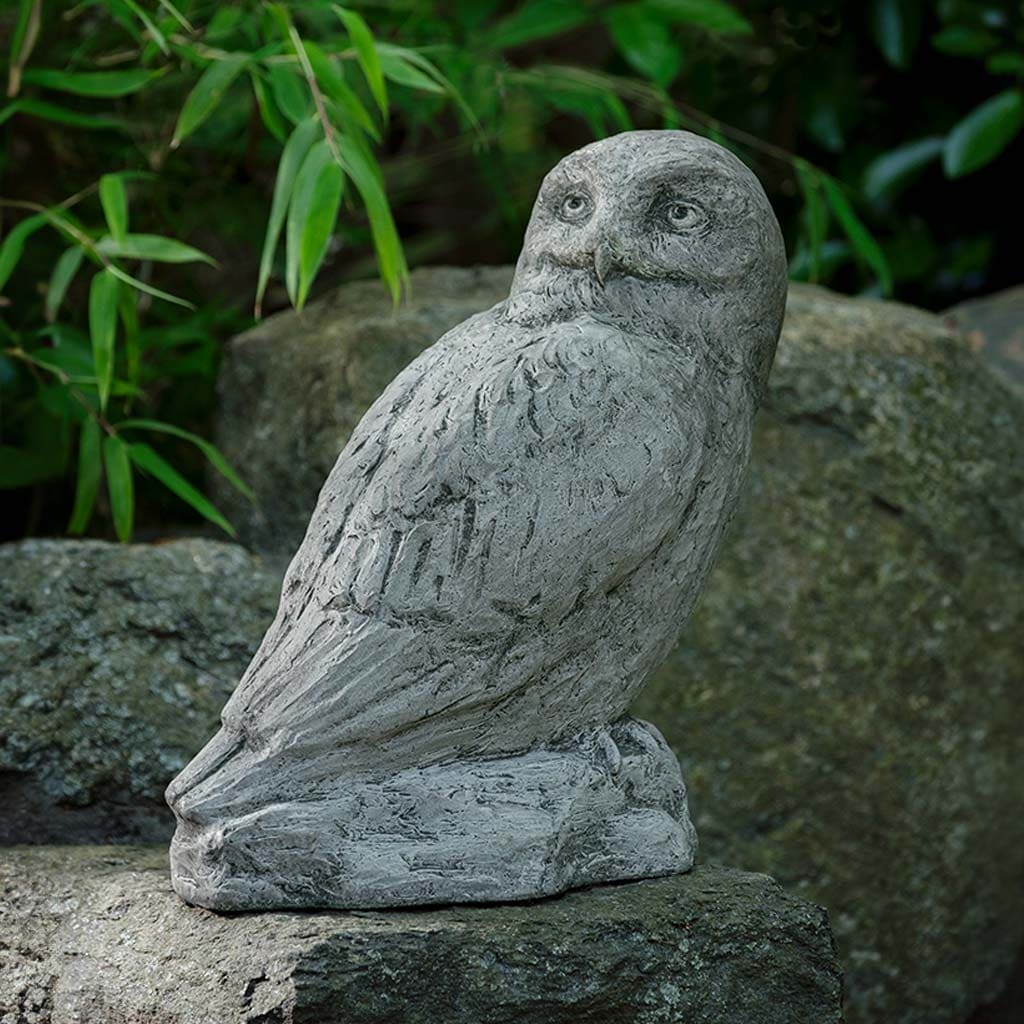 Polar Owl Garden Statue - Thumbnail 2