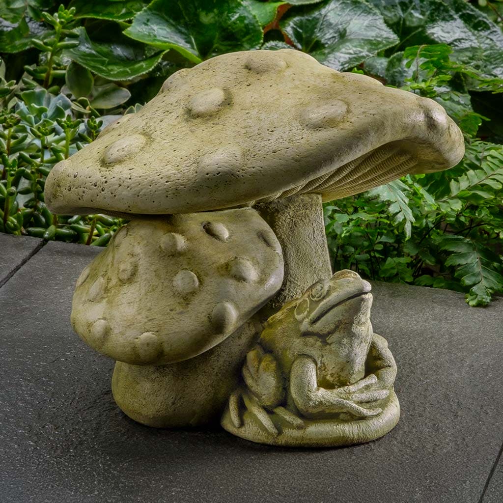 Tucker Toadstool Garden Statue