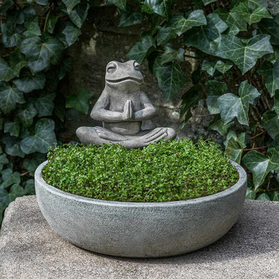 Campania International Meditation Frog Bowl, displayed in the best-selling hand-applied color.