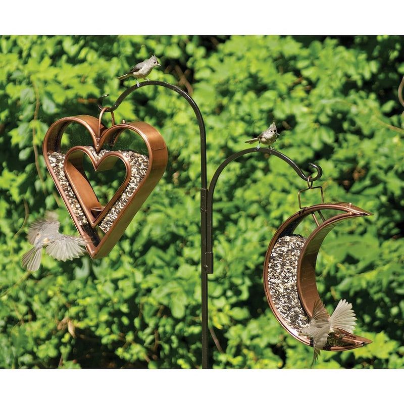 Good Directions Crescent Moon Bird Feeder in Copper Finish