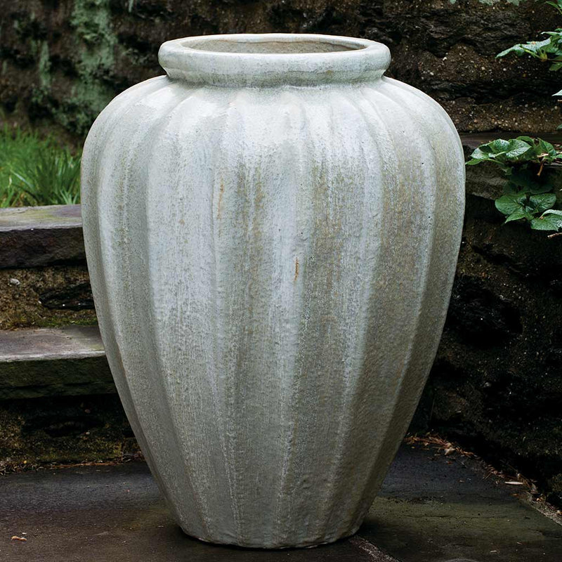 Campania International Edo Jar in Antique Pearl Glaze