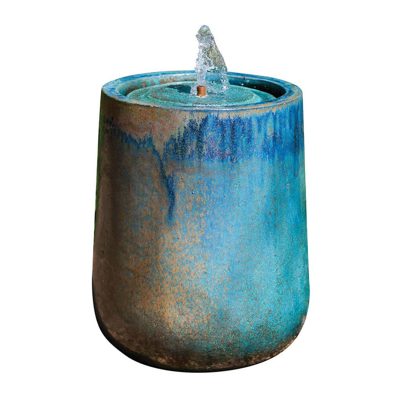Campania International Daralis Tall Fountain in Weathered Copper