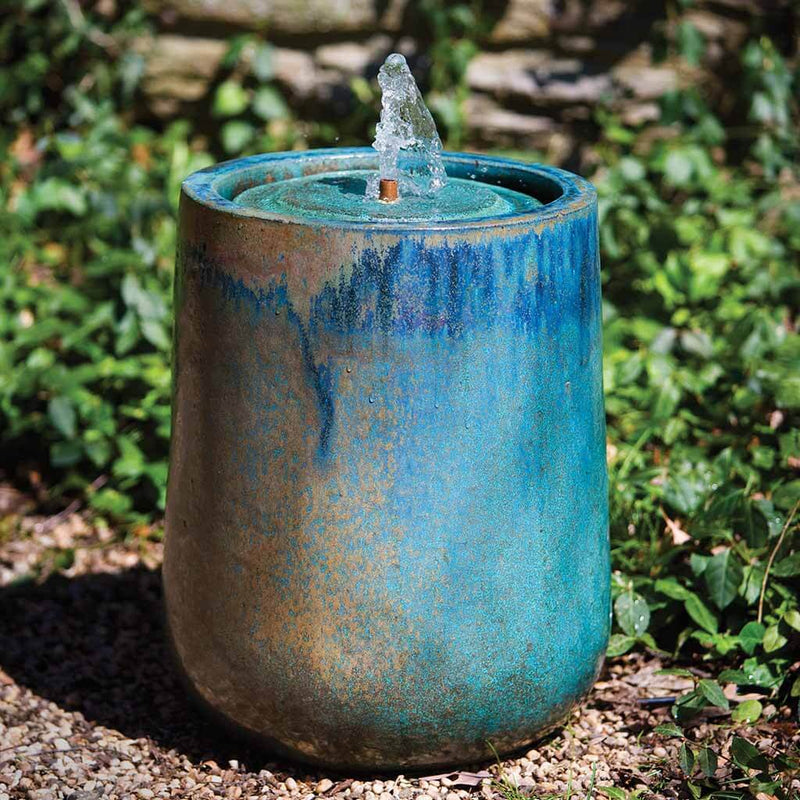 Campania International Daralis Tall Fountain in Weathered Copper