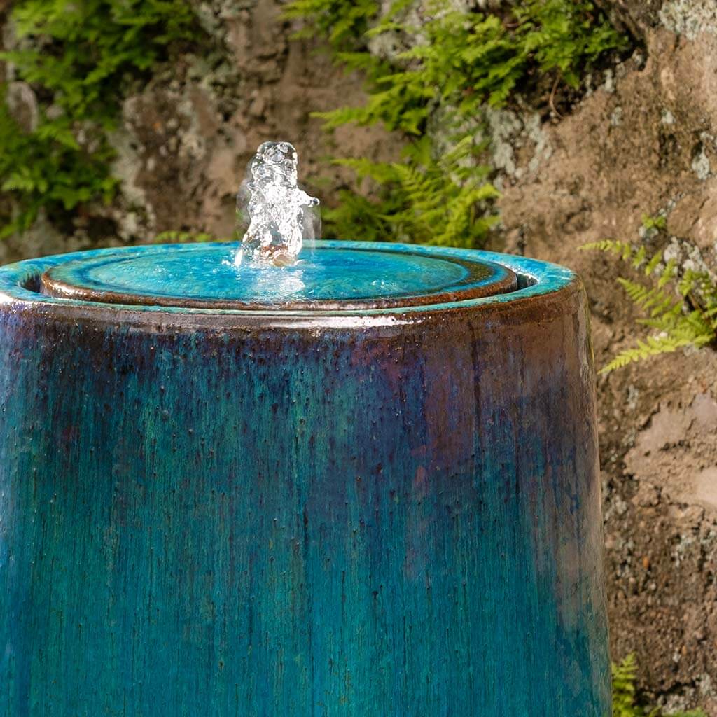 Campania International Daralis TAll Fountain in Weathered Copper