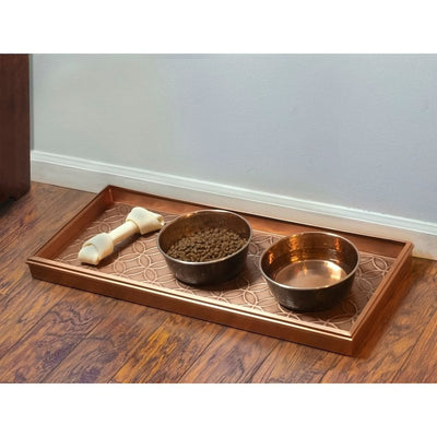 Good Directions Double Circles Copper Boot Tray