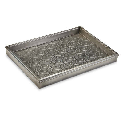 Good Directions 20 inch Double Circles Boot Tray in Dark Zinc Gray Finish