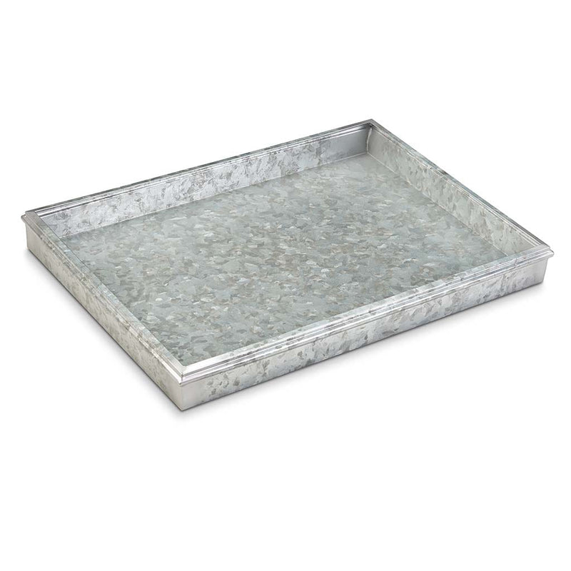 Good Directions 20 inch Classic Boot Tray in Galvanized Gray Steel