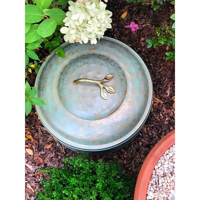 Good Directions Sedona Hose Pot with Lid with Brass Accents