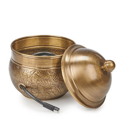 Good Directions Brass Key West Hose Pot with Lid