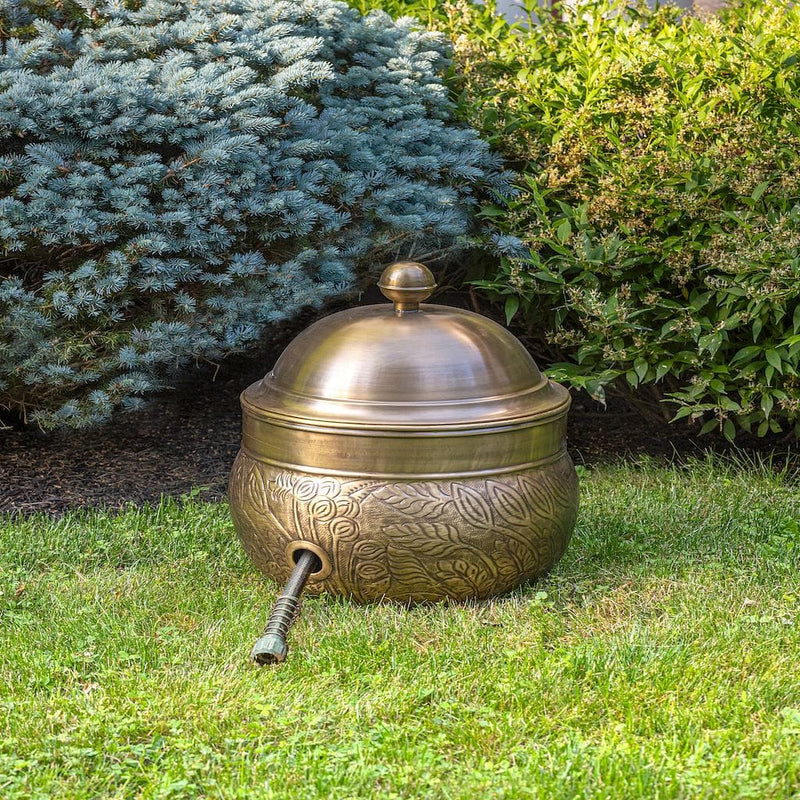 Good Directions Brass Key West Hose Pot with Lid