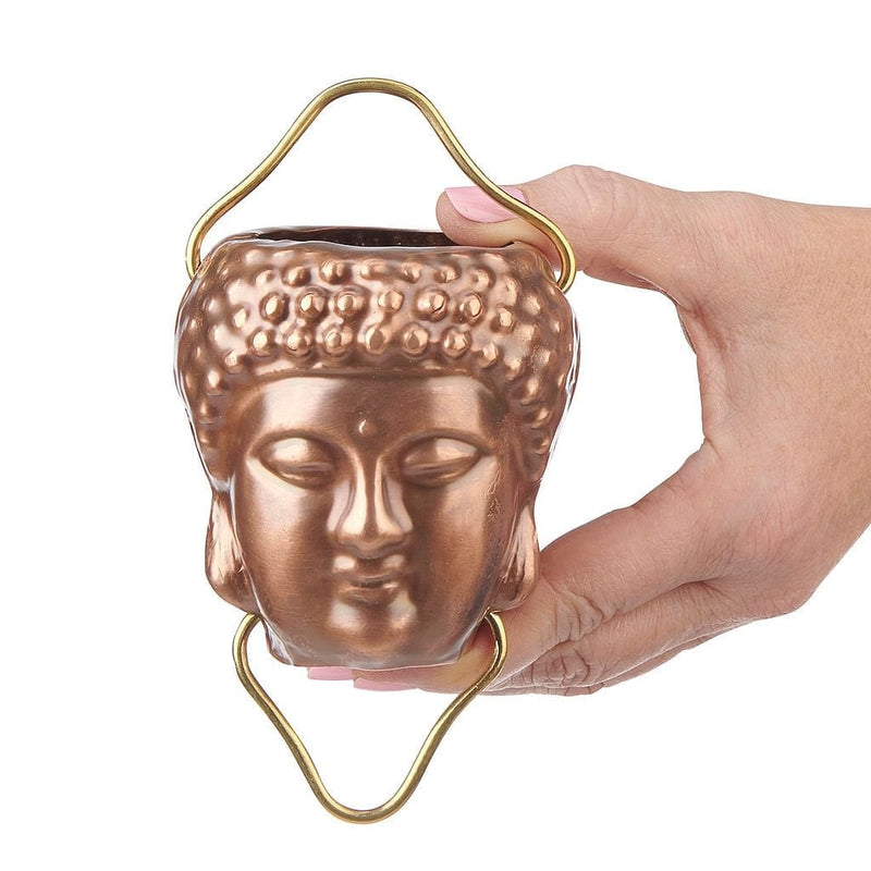 Good Directions Buddha Pure Copper 8.5 ft. Rain Chain silouette of the size.