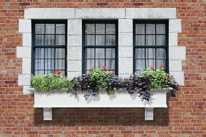 window planter box brick house Mayne Yorkshire 6FT Window Box