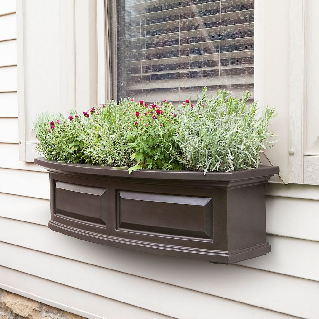 Mayne Nantucket 3ft Window Box - Black