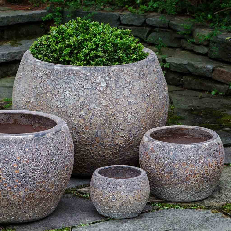 Campania International Naxos Planter Set of 4 in Angkor