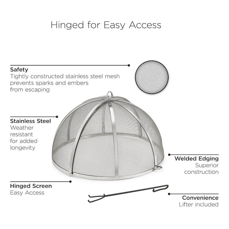 Good Directions 30 inch Large Stainless Steel Spark Screen with Lifter assets
