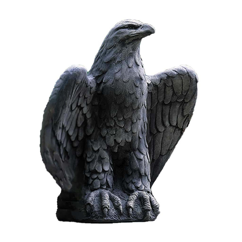 Campania International Eagle Looking Left Statue silhouette image for detail and form