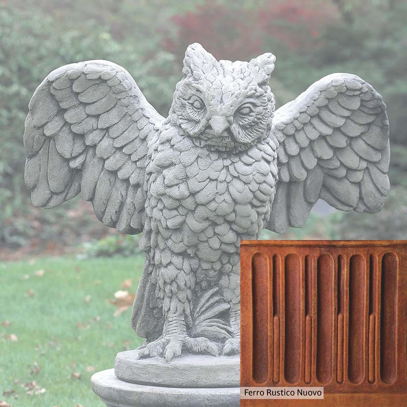 Campania International Soaring Owl Statue