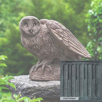 The Lead Antique Patina for the Campania International Barny Statue, aged blue and grey layered to give the look of a classic antique lead patina.