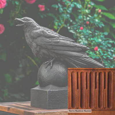 Campania International Corvus Statue