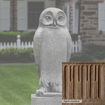 Aged Limestone Patina for the Campania International Dr. Hoo Statue, brown, orange, and green for an old stone look.