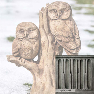 Alpine Stone Patina for the Campania International Night Watch Statue, a medium gray with a bit of green to define the details.