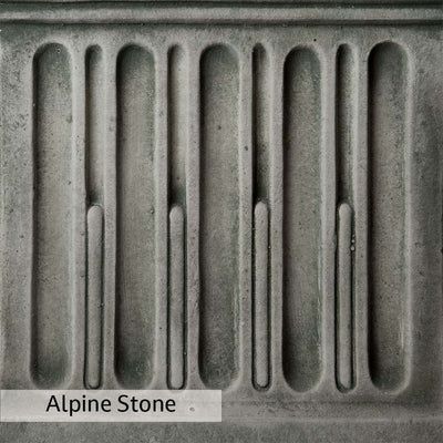 Alpine Stone Patina for the Campania International Relais Fountain, a medium gray with a bit of green to define the details.