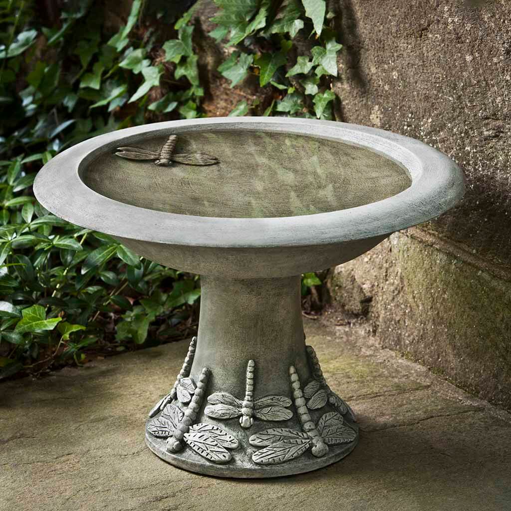 Campania International Dragonfly Birdbath - Thumbnail 5