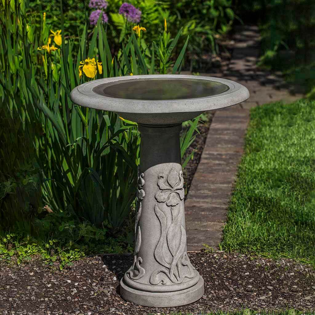 Campania International Spring Meadow Birdbath - Thumbnail 2