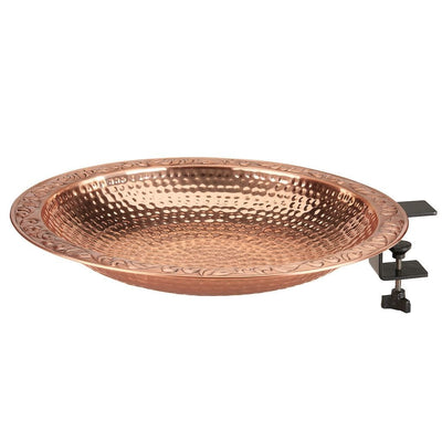 Good Directions Pure Copper 18 inch Deck Mount Birdbath