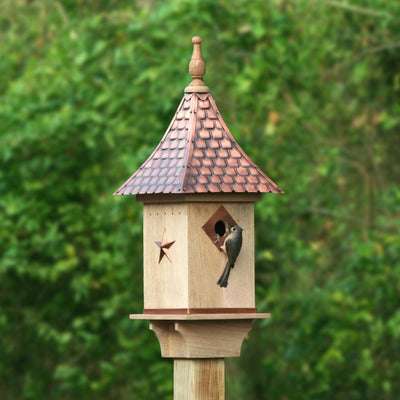 Good Directions Villa Bird House with Pure Copper Roof