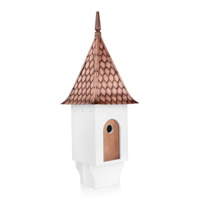 Good Directions Chateau Bird House with Pure Copper Diamond Pattern Roof