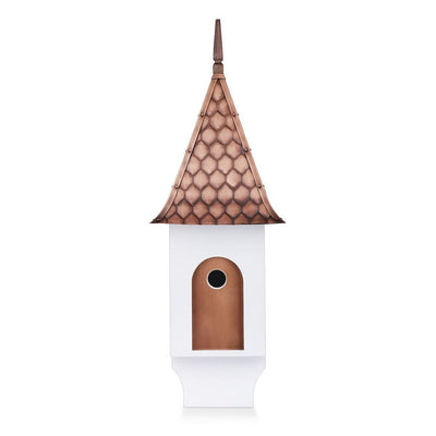 Good Directions Chateau Bird House with Pure Copper Diamond Pattern Roof