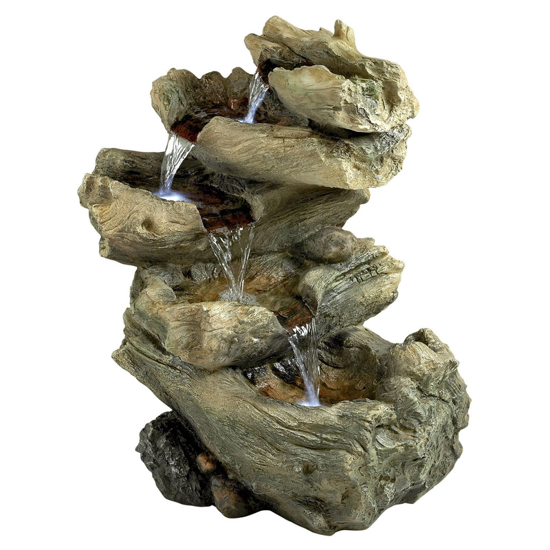 Roaring River Cascading Garden Fountain by Design Toscano