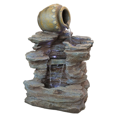 Spilling Jug Cascading Garden Fountain by Design Toscano