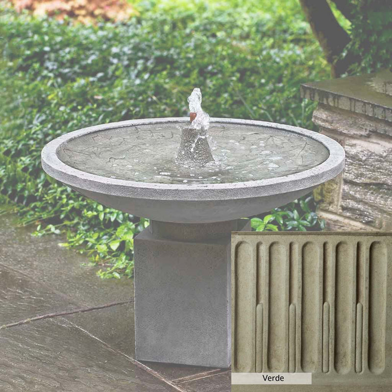 Verde Patina for the Campania International Autumn Leaves Fountain, green and gray come together in a soft tone blended into a soft green.