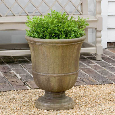 Campania International Williamsburg Orangery Urn, displayed in the best-selling hand-applied color.