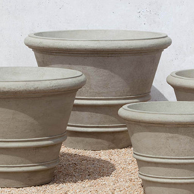 Campania International Classic Rolled Rim 35.5 inch Planter, displayed in the best-selling hand-applied color.