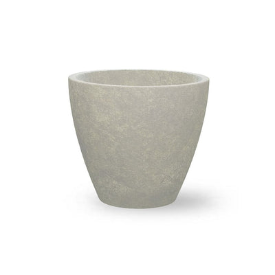 Campania International Series 1 - 36 x 32 Planter is shown in the Greystone Patina. Made from cast stone.