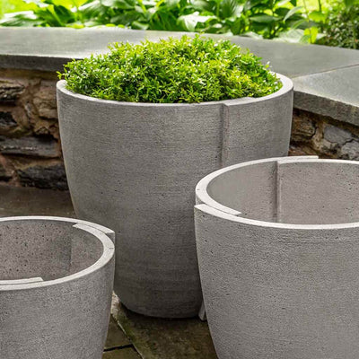 Campania International Concept Medium Planter Made from cast stone.