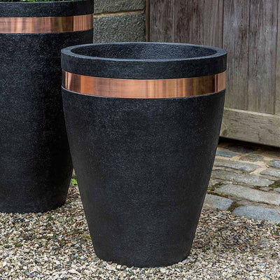 Campania International Moderne Tapered Planter, displayed in the best-selling hand-applied color.