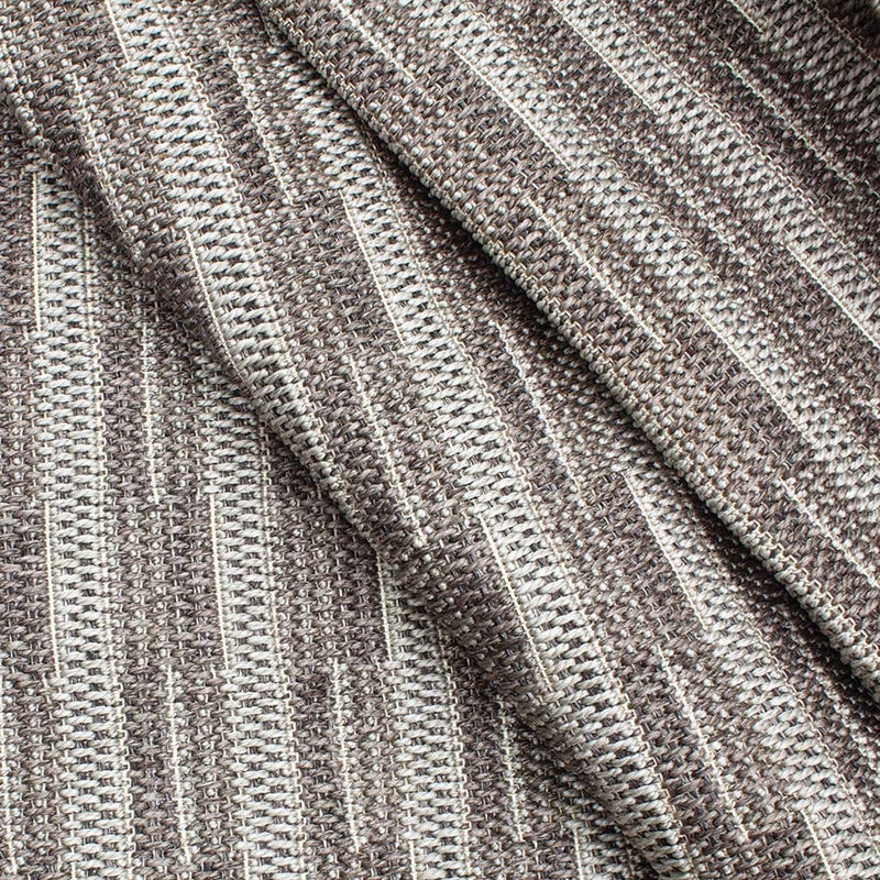 Ridge Charcoal Outdoor Rug by Simply Shade - Fabric Detail