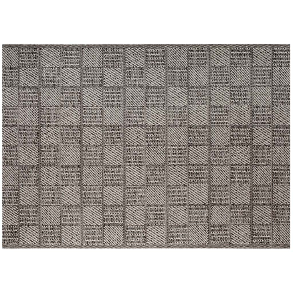 The Garden Gates - Tile Fog Outdoor Rug by Simply Shade