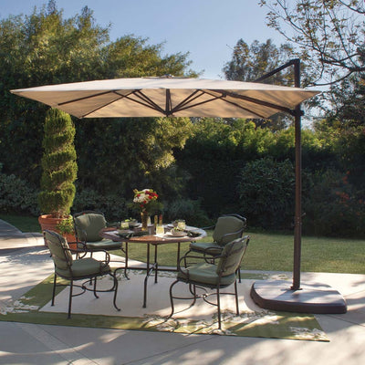 Skye Cantilever 8.5ft Square Umbrella by Simply Shade
