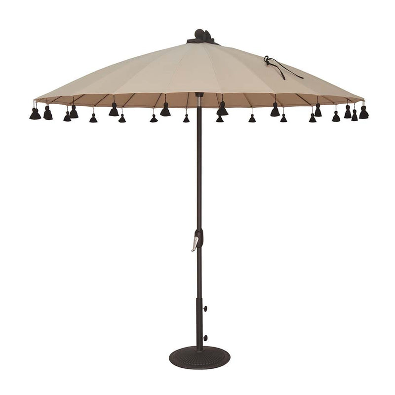 Isabela Round 8.5ft Auto Tilt Umbrella by Simply Shade