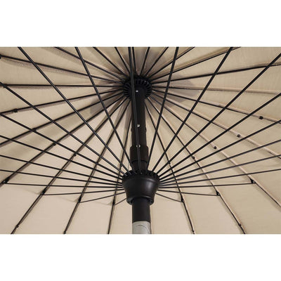 Isabela Round 8.5ft Auto Tilt Umbrella by Simply Shade