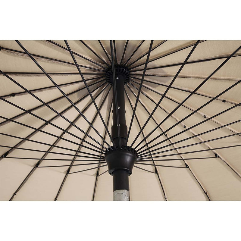 Isabela Round 8.5ft Auto Tilt Umbrella by Simply Shade